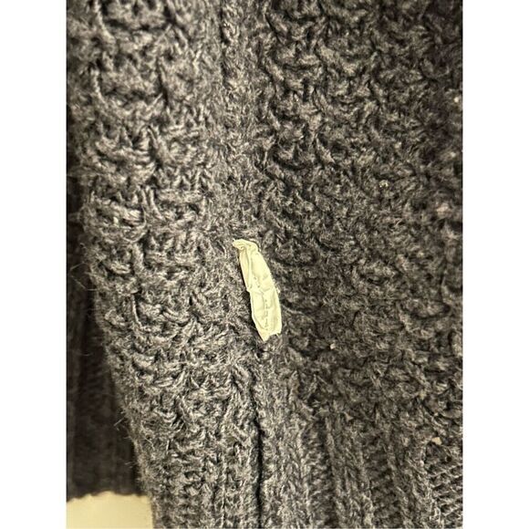 Cotton On Open Front Chunky Cardigan gray-blue M - Picture 6 of 6